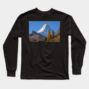 Matterhorn, Zermatt, Valais, Switzerland, Europe, autumn Long Sleeve T-Shirt